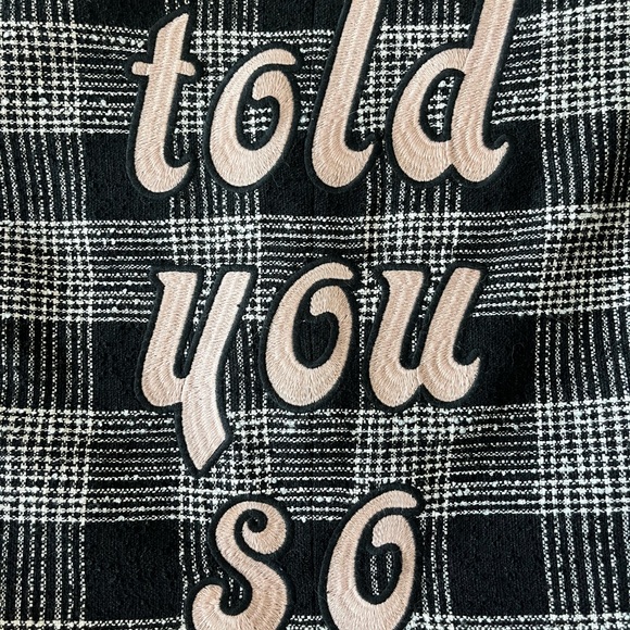 Alice + Olivia Black and White beaded “Told You So” Blazer - Picture 15 of 16